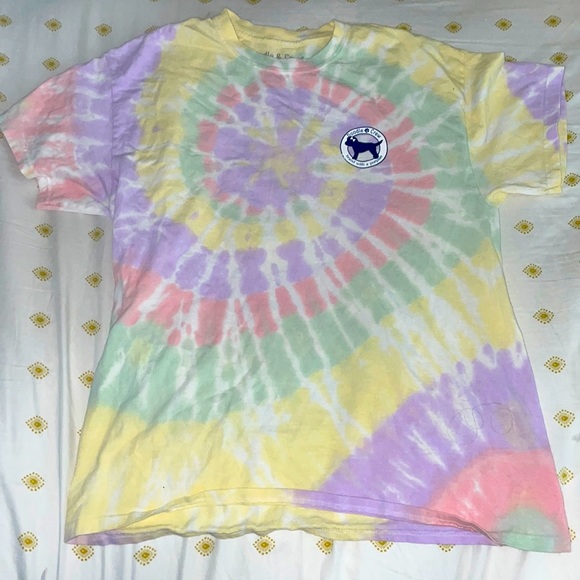 Tye-dyed doodle & crew shirt - Picture 1 of 1